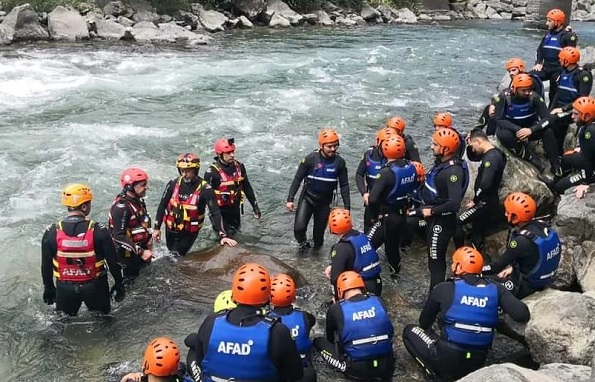 Fırtına Deresinde AFAD eğitimi