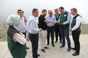 MİLLETVEKİLİ AVCI VE BAŞKAN METİN, ANDON İÇME SUYU GÖLET PROJESİNİ İNCELEDİLER