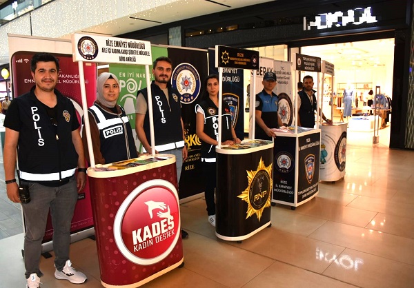 RİZE EMNİYETİ’NDEN KADES VE UYUMA UYGULAMALARI BİLGİLENDİRME ÇALIŞMASI