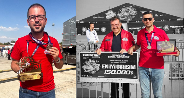 RTE ÜNİVERSİTESİNE TEKNOFESTEN ÖDÜL