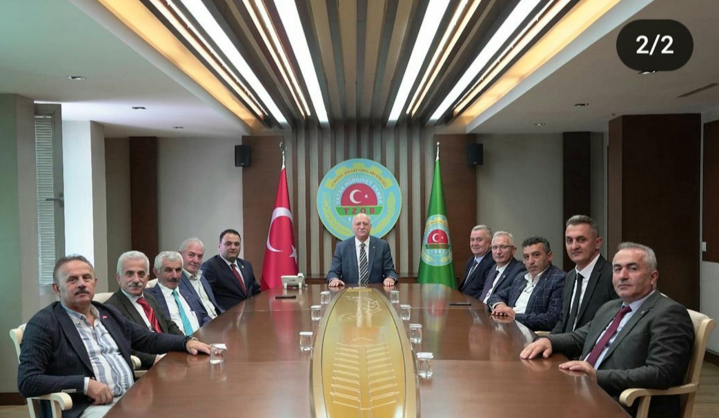 RİZE ZİRAAT ODALARINDAN, TZOB BAŞKANINA ZİYARET
