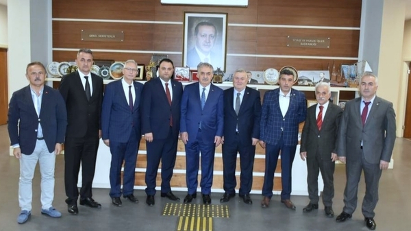RZO BAŞKANLARINDAN AK PARTİ GENEL BAŞKAN YARDIMCISI YAZICI’YA ZİYARET