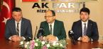 AK PARTİ İL BAŞKANI AYAR, RİZE BASINIYLA BİR ARAYA GELDİ