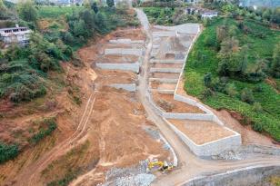 Rize’de Yeni Mezarlık Alanı Çalışmaları Devam Ediyor