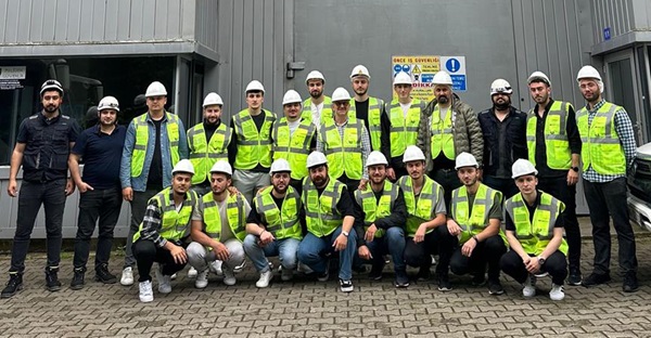 RTEÜ elektrik ve enerji bölümü öğrencileri teknik gezi düzenledi