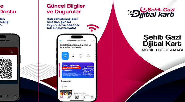 Şehit Yakınları Ve Gazilerin Ücretsiz Seyahat Hakkı Mobil Uygulamada