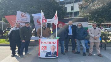 Yeniden Refah Partisi Pazar’da üye çalışmalarını sürdürüyor