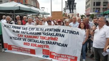 CHP Rize’den Çay Üreticileri İçin Art Arda Eylemler